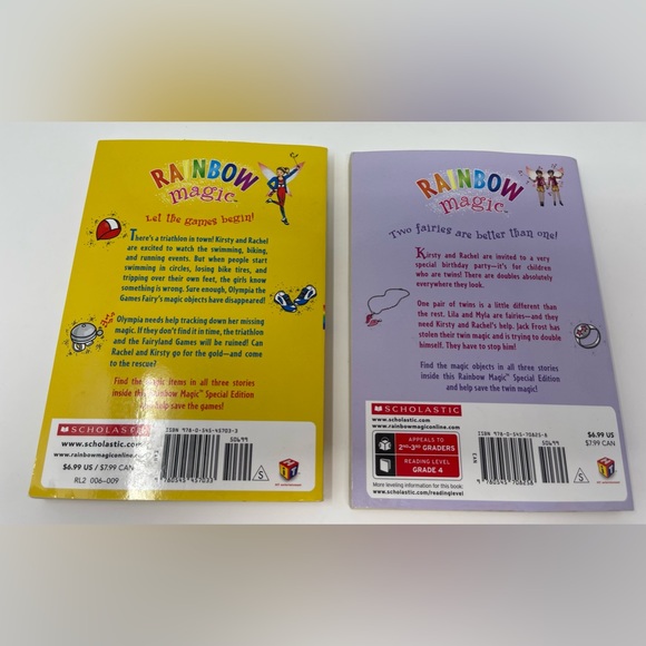RAINBOW MAGIC FAIRIES: Two (2) Special Edition Paperback Books by Daisy Meadows - Picture 3 of 5
